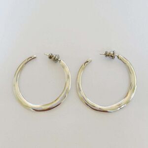 Vintage Sterling Silver 925 Hoop Earrings Made in Thailand